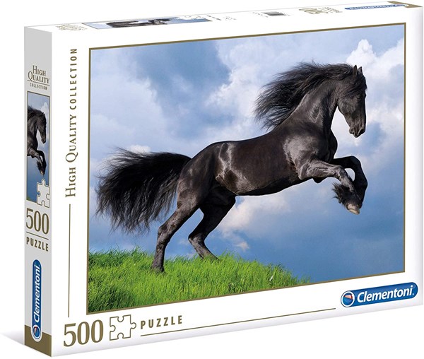 Clementoni (35071) - "Black Horse" - 500 piezas