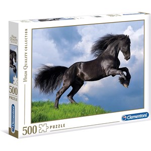 Clementoni (35071) - "Black Horse" - 500 piezas