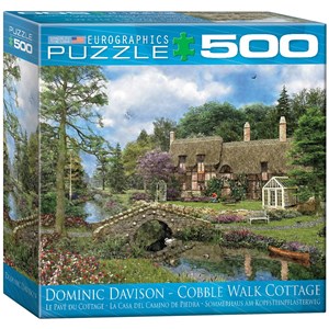 Eurographics (8500-0457) - Dominic Davison: "Cobble Walk Cottage" - 500 piezas