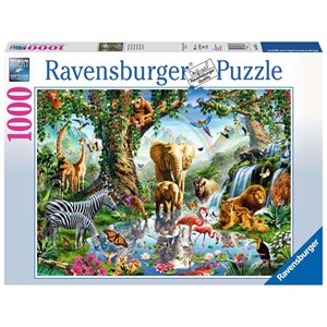Ravensburger (19837) - "Adventures in the Jungle" - 1000 piezas