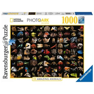 Ravensburger (15983) - "99 Stunning Animals" - 1000 piezas