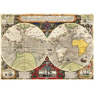 Clementoni (36526) - "Antique Nautical Map" - 6000 piezas