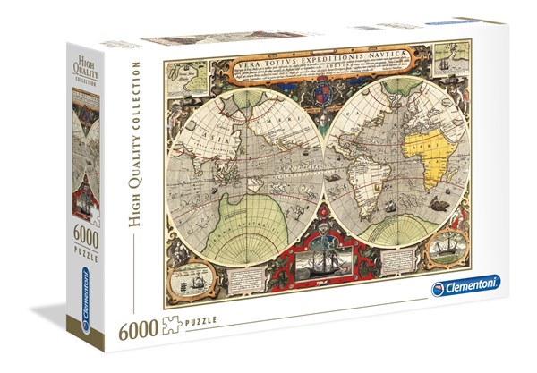 Clementoni (36526) - "Antique Nautical Map" - 6000 piezas