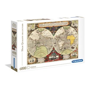 Clementoni (36526) - "Antique Nautical Map" - 6000 piezas