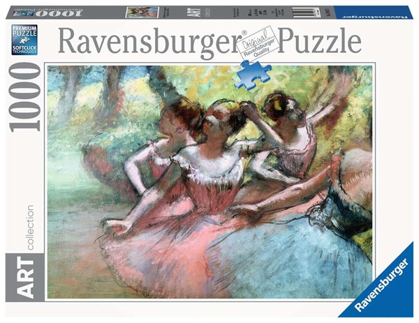 Ravensburger (14847) - Edgar Degas: "Four ballerinas on the stage" - 1000 piezas
