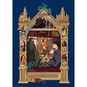 Ravensburger (16515) - "Harry Potter, On the Way to Hogwarts" - 1000 piezas