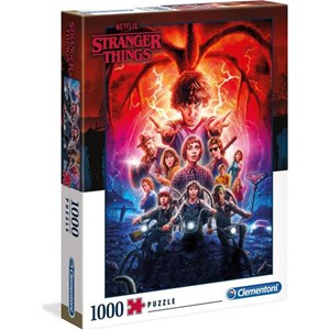 Clementoni (39543) - "Stranger Things" - 1000 piezas