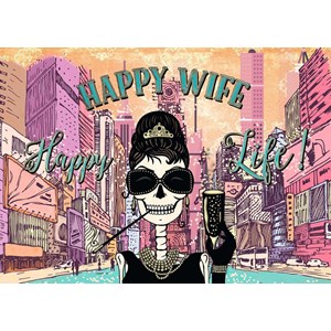 Ravensburger (19831) - "Happy Wife, Happy Life" - 1000 piezas