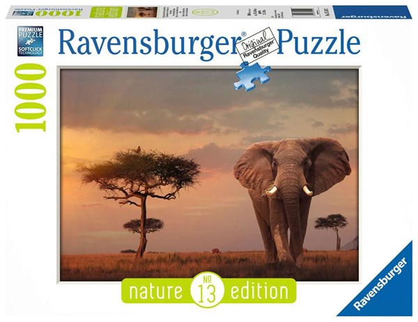 Ravensburger (15159) - "Elefant in Masai Mara Nationalpark" - 1000 piezas