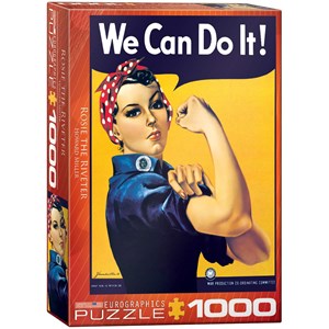 Eurographics (6000-1292) - "Rosie the Riveter" - 1000 piezas