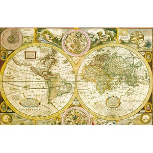 Clementoni (97117) - "Old Map" - 2000 piezas