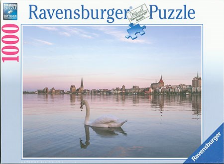 Ravensburger (88557) - "Rostock, Skyline" - 1000 piezas