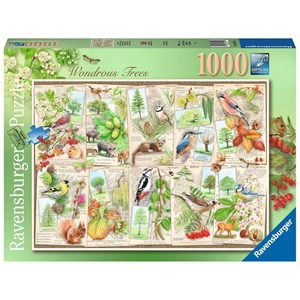 Ravensburger (16421) - "Wondrous Trees" - 1000 piezas