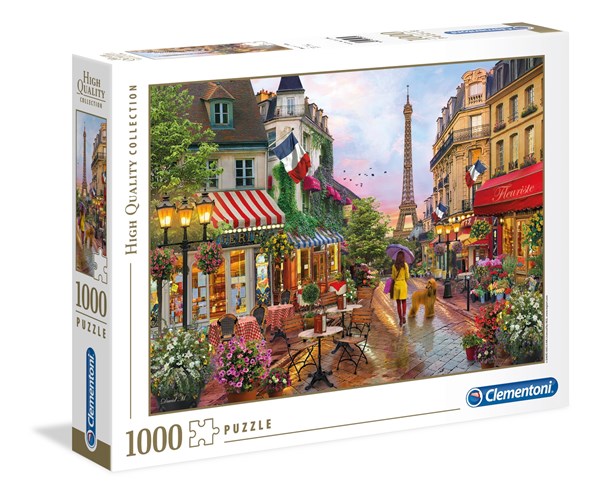 Clementoni (39482) - "Flowers in Paris" - 1000 piezas