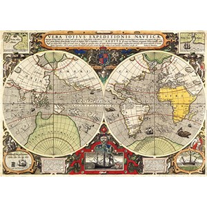 Clementoni (97024) - "World Map" - 2000 piezas