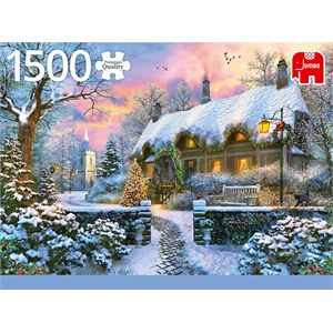 Jumbo (18830) - "Whitesmith’s Cottage in Winter" - 1500 piezas
