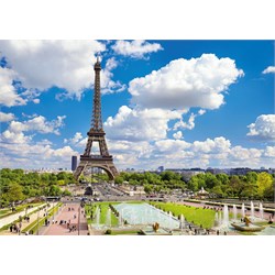 Jumbo (18847) - "Eiffel Tower in Summer, Paris" - 1000 piezas