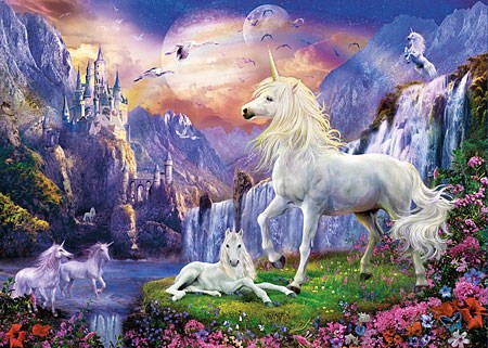 Clementoni (97031) - "Unicorn" - 1000 piezas