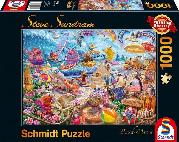 Schmidt Spiele (59662) - Steve Sundram: "Beach Mania" - 1000 piezas