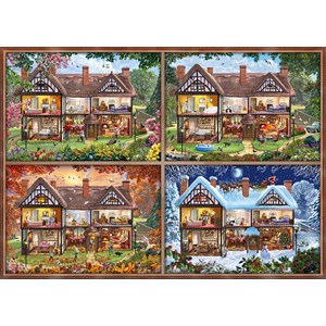 Schmidt Spiele (58345) - "House of Four Seasons" - 2000 piezas