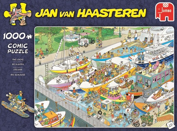 Jumbo (19067) - Jan van Haasteren: "The Locks" - 1000 piezas
