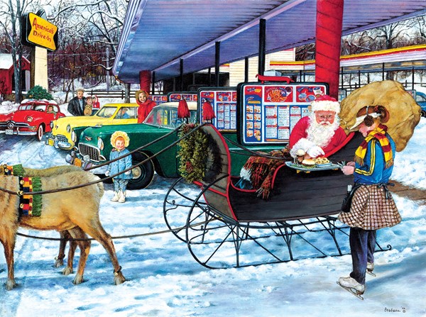 SunsOut (44622) - Susan Brabeau: "Pit Stop" - 1000 piezas