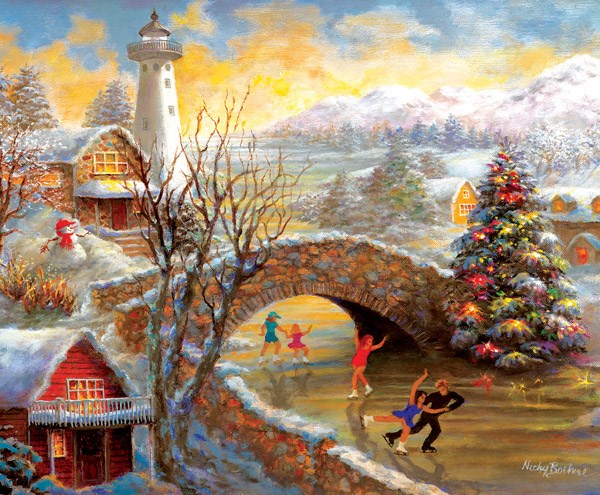 SunsOut (19168) - Nicky Boehme: "Joyous Season" - 1000 piezas