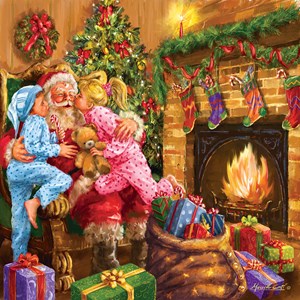 SunsOut (60649) - "Everyone Loves Santa" - 1000 piezas