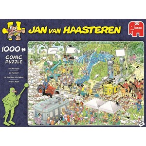 Jumbo (19074) - Jan van Haasteren: "The Film Set" - 1000 piezas