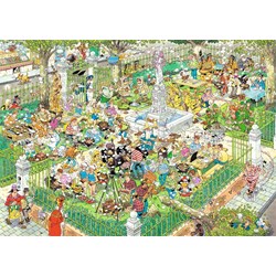 Jumbo (19079) - Jan van Haasteren: "BBQ Party, Food Truck Festival" - 1000 piezas