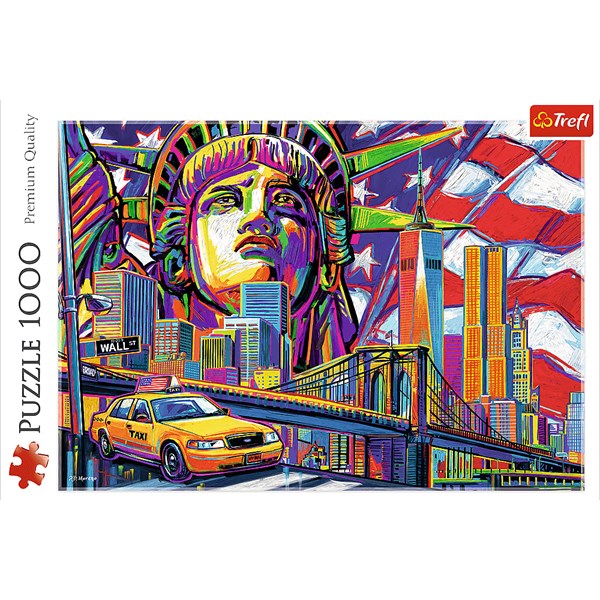 Trefl (10523) - "Colours of New York" - 1000 piezas