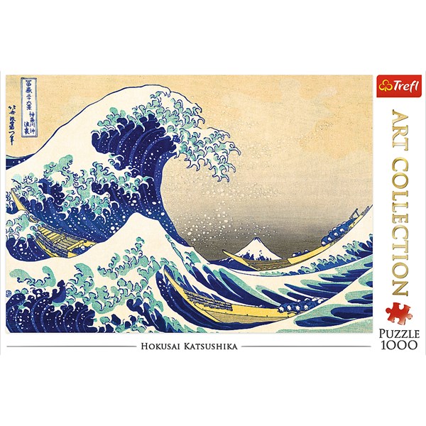 Trefl (10521) - Hokusai: "The Great Wave" - 1000 piezas