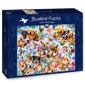 Bluebird Puzzle (70283) - "Selfie Pet Collage" - 1000 piezas