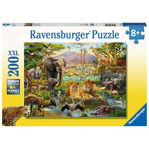 Ravensburger (12891) - "Animals of the Savanna" - 200 piezas