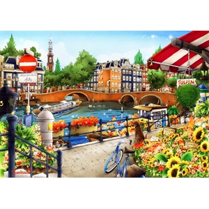 Bluebird Puzzle (70143) - "Amsterdam" - 1500 piezas
