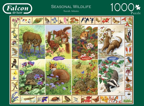 Falcon (11200) - Sarah Adams: "Seasonal Wildlife" - 1000 piezas