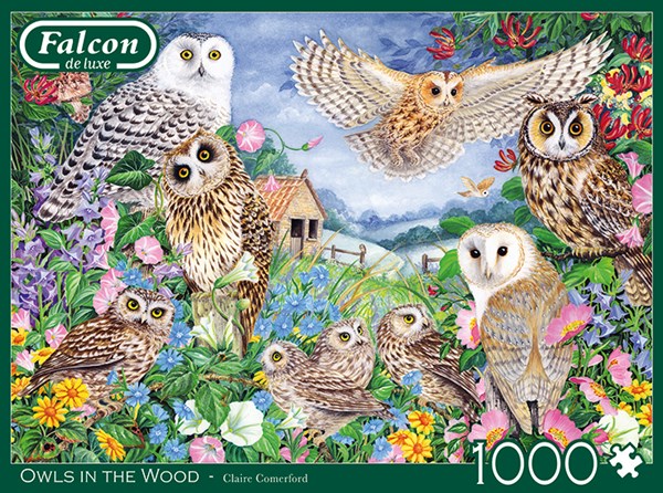 Falcon (11286) - Claire Comerford: "Owls in the Wood" - 1000 piezas