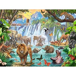 Ravensburger (16461) - "Waterfall Safari" - 1500 piezas