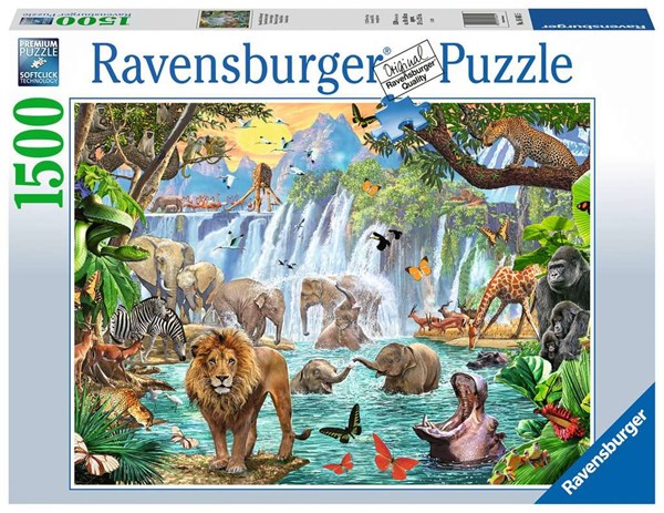 Ravensburger (16461) - "Waterfall Safari" - 1500 piezas