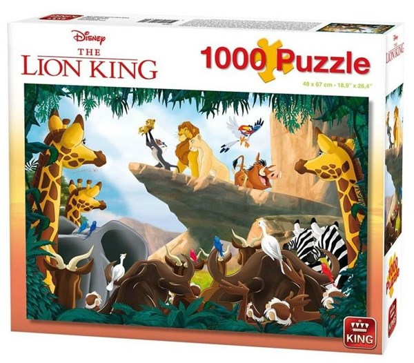 King International (55830) - "Disney, The Lion King" - 1000 piezas