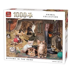 King International (05700) - "Kittens in the Barn" - 1000 piezas