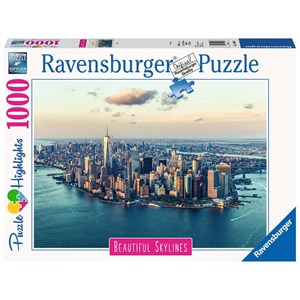 Ravensburger (14086) - "Beautiful Skylines, New York" - 1000 piezas