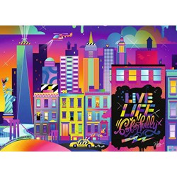 Ravensburger (16454) - "Live Life Colorfully, NYC" - 1000 piezas