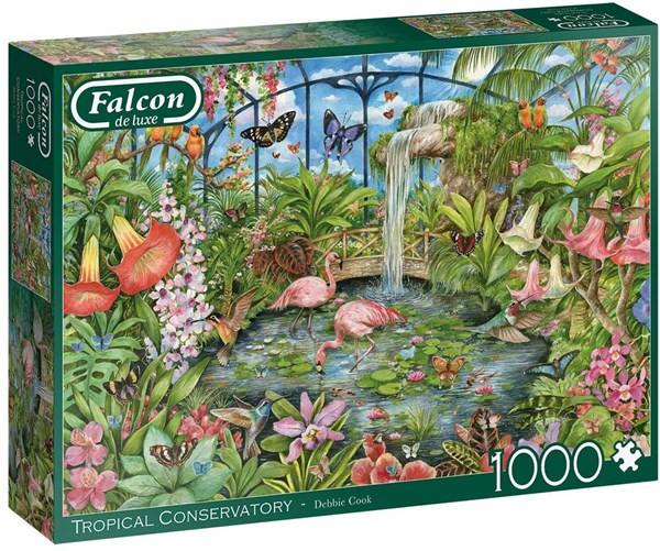 Falcon (11295) - Debbie Cook: "Tropical Conservatory" - 1000 piezas