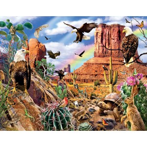 SunsOut (35156) - Lori Schory: "Desert Eagles" - 1000 piezas