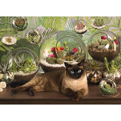 Cobble Hill (80049) - "Terrarium Cat" - 1000 piezas