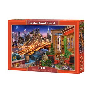 Castorland (C-104598) - "Brooklyn Bridge Lights" - 1000 piezas