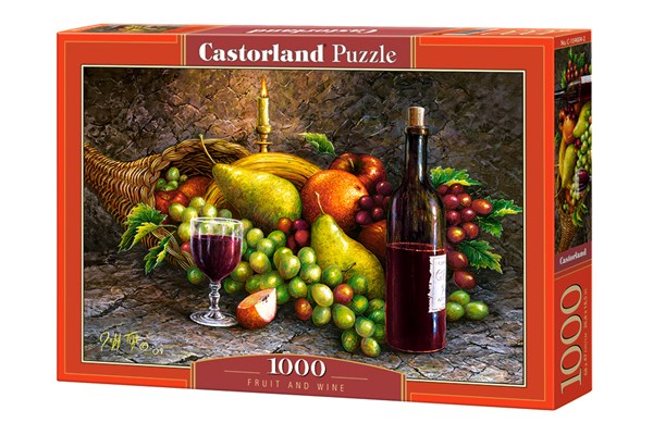 Castorland (C-104604) - "Fruit and Wine" - 1000 piezas