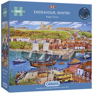 Gibsons (G6286) - Roger Neil Turner: "Endeavour Whitby" - 1000 piezas