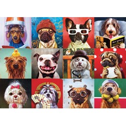 Eurographics (6000-5523) - Lucia Heffernan: "Funny Dogs" - 1000 piezas